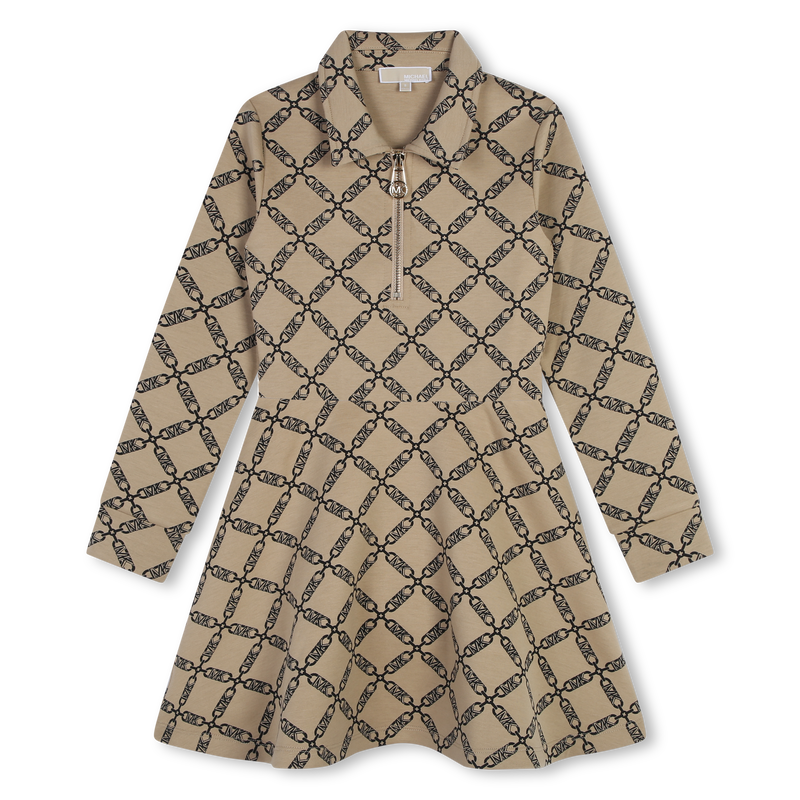 Robe zipp&eacute;e manches longues MICHAEL KORS 
                        FILLE
