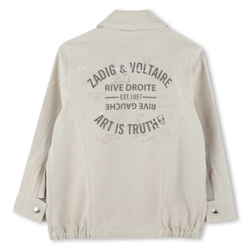 Veste militaire boutonnée ZADIG & VOLTAIRE 
                    GARCON