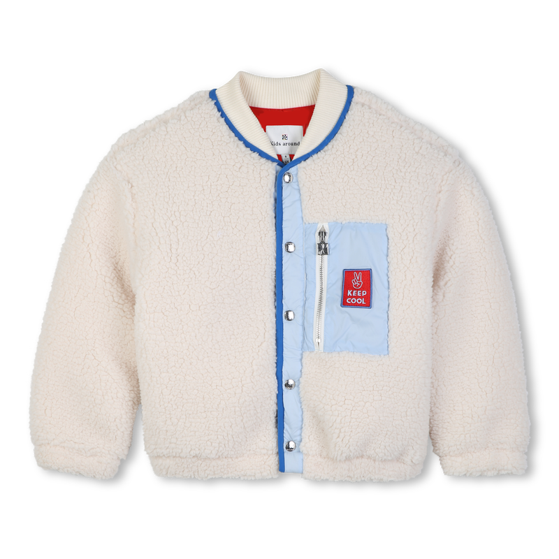 Veste en tissu peluche KIDS AROUND 
                        GARCON