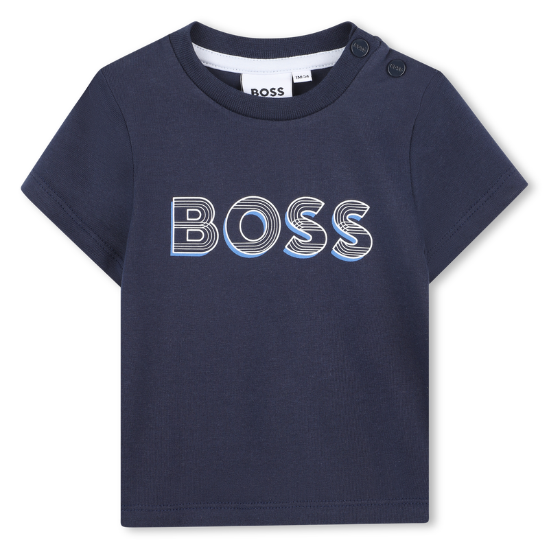 T-shirt avec imprim&eacute; logo BOSS 
                        GARCON