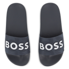 Claquettes sigl&eacute;es BOSS 
                    GARCON