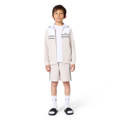 BERMUDA BANDES LAT&Eacute;RALES BOSS GARCON