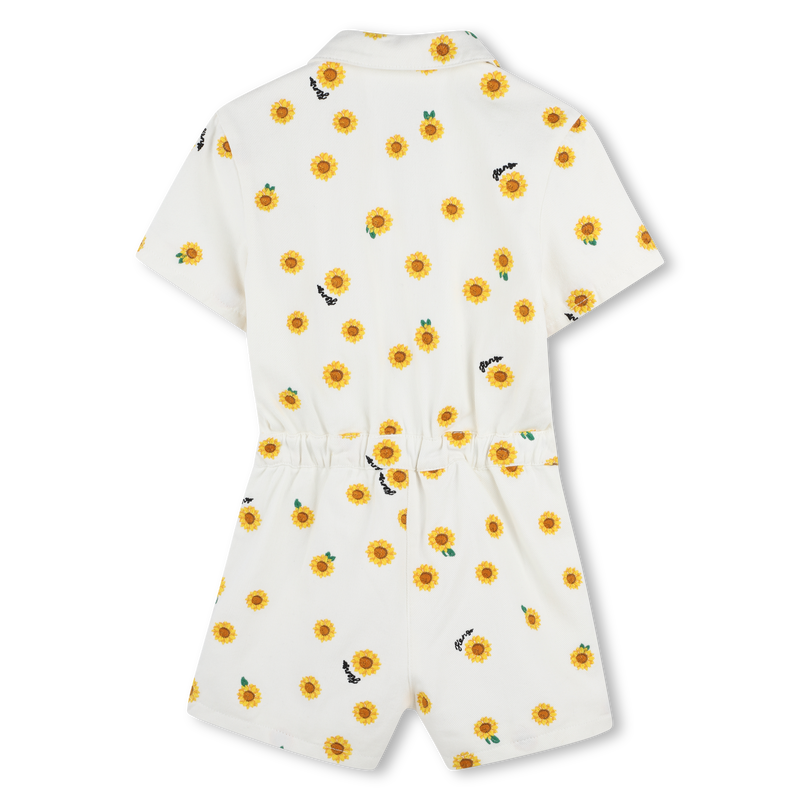Combi-short en coton KENZO KIDS 
                    FILLE
