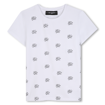 Tee-shirt manches courtes KARL LAGERFELD KIDS FILLE
