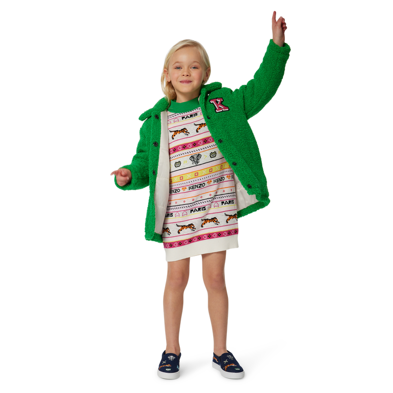 Robe pull en jacquard KENZO KIDS 
                    FILLE