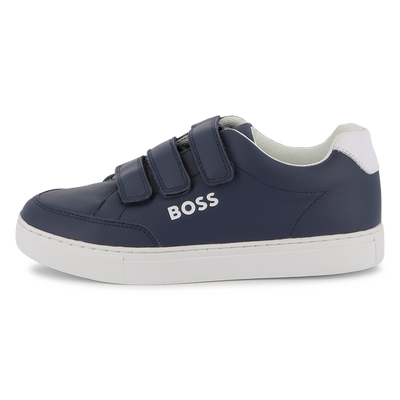 Baskets en cuir de vachette BOSS GARCON