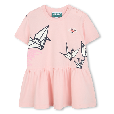 Robe à manches courtes KENZO KIDS FILLE