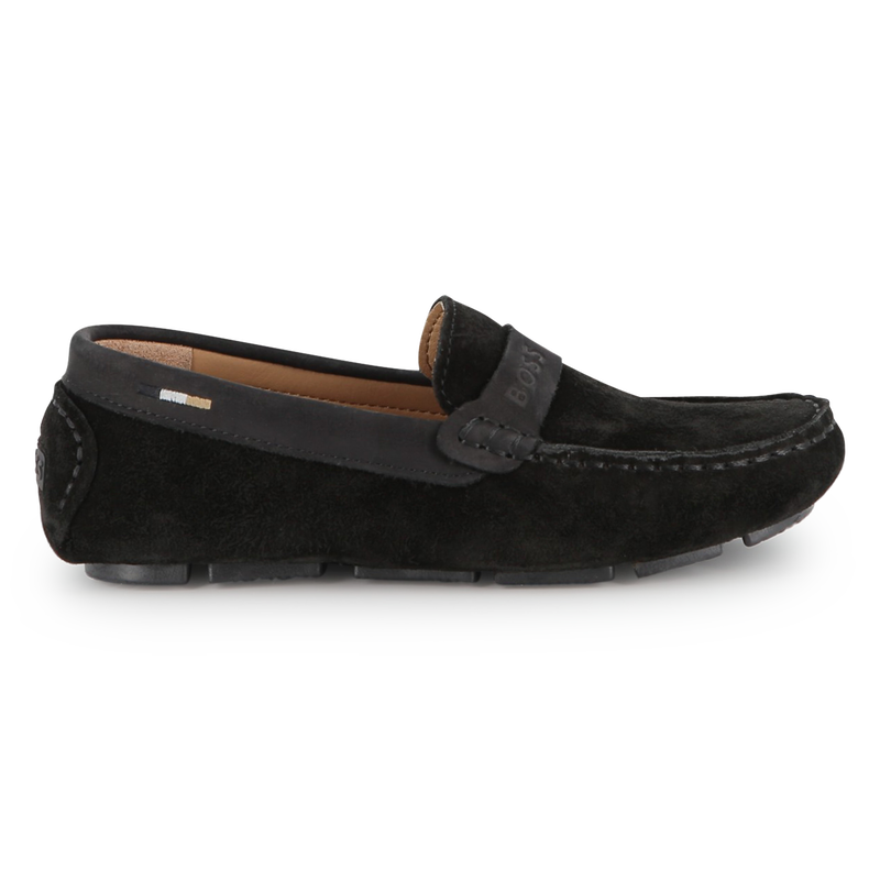 Mocassins en cuir de vachette BOSS 
                        GARCON