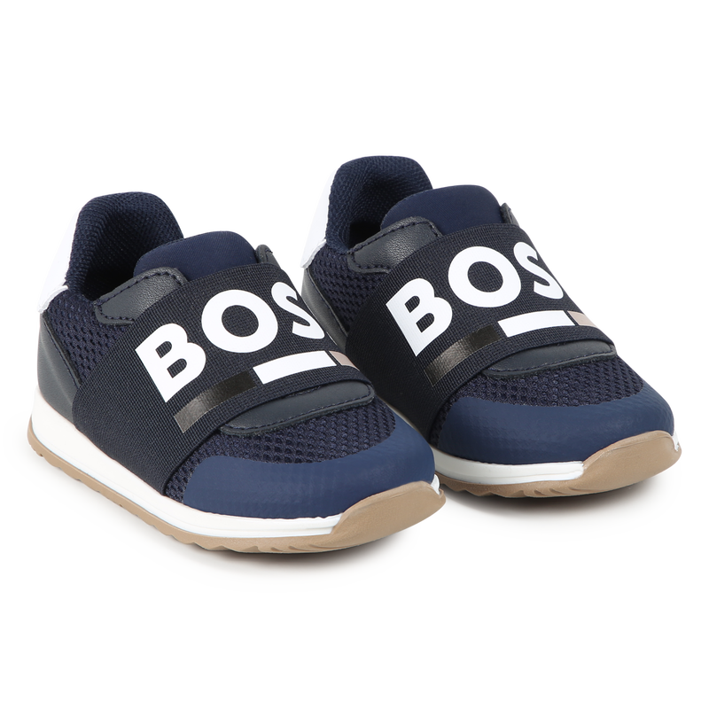 Baskets élastiquées bimatières BOSS 
                    GARCON