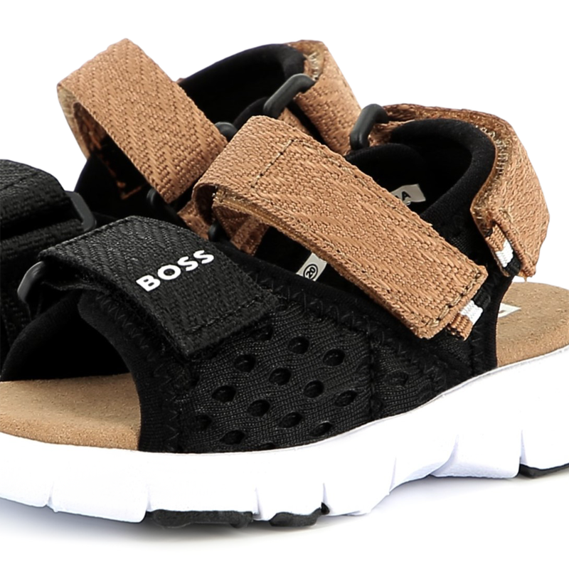 Sandales &agrave; fermeture par bandes auto agrippantes BOSS 
                        GARCON