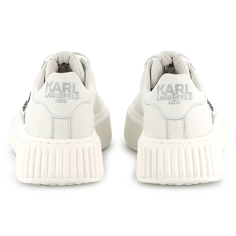 Baskets basses à lacets KARL LAGERFELD KIDS 
                    FILLE