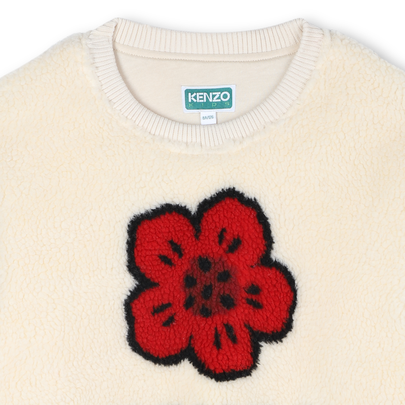 Sweat en polaire duveteuse KENZO KIDS 
                        FILLE
