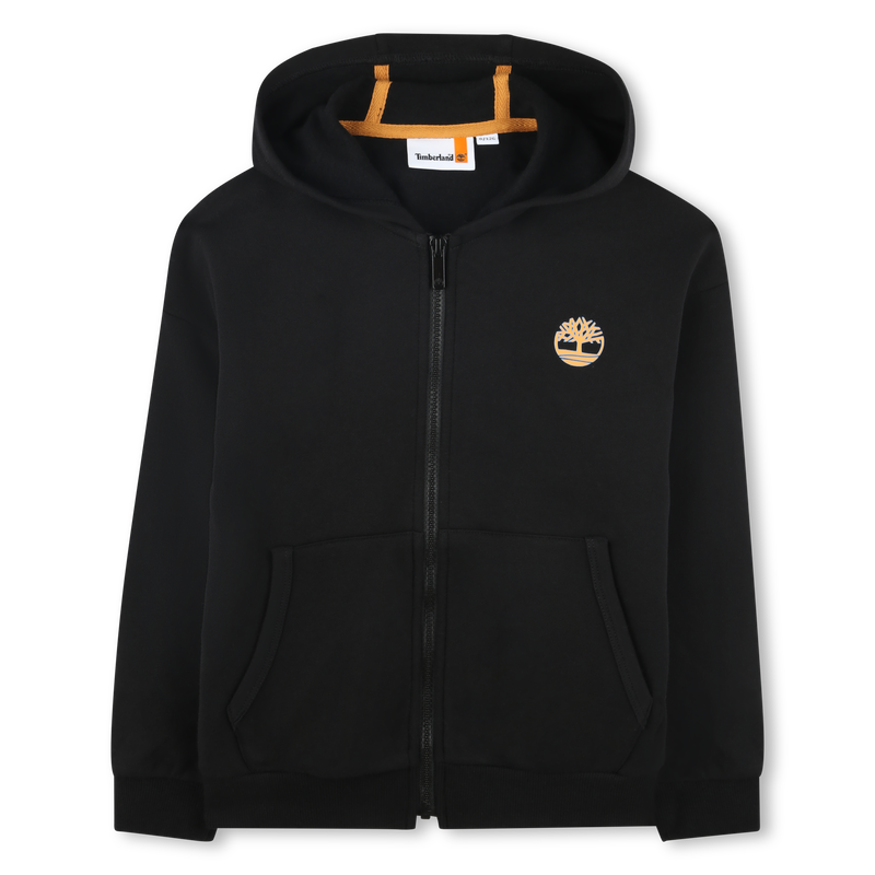 Cardigan molletonn&eacute; &agrave; capuche TIMBERLAND 
                        GARCON