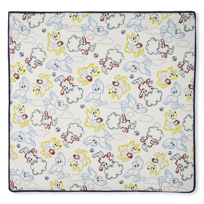 Couverture carr&eacute;e r&eacute;versible TIMBERLAND GARCON