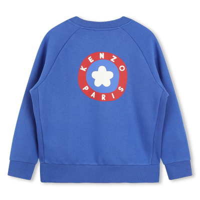 Sweat-shirt molletonn&eacute; imprim&eacute; KENZO KIDS GARCON
