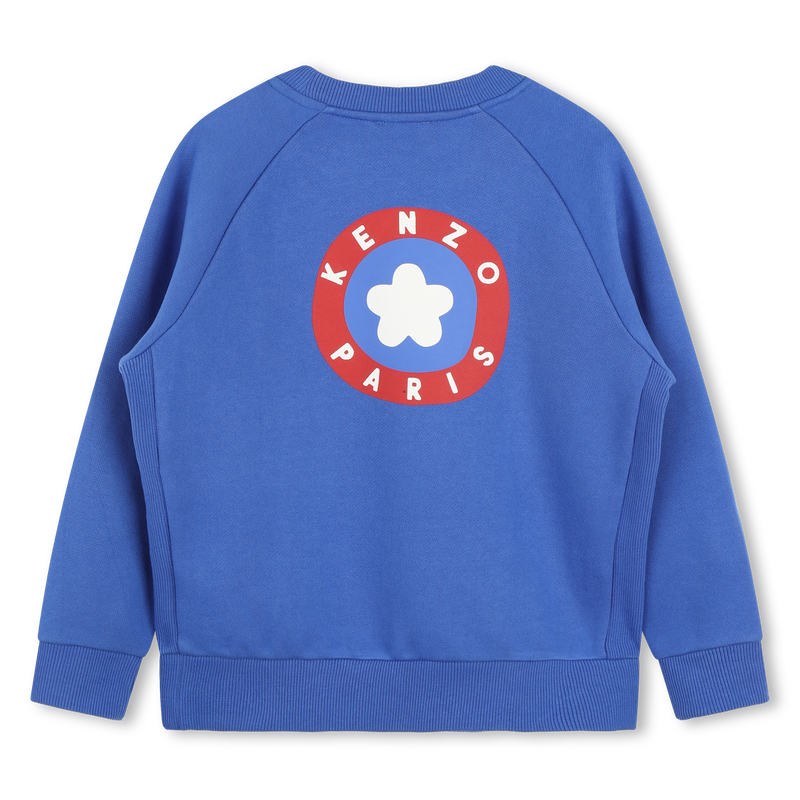 Sweat-shirt molletonn&eacute; imprim&eacute; KENZO KIDS 
                        GARCON