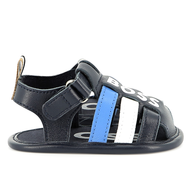 Sandalettes avec fermeture par bandes auto aggripa BOSS 
                        GARCON