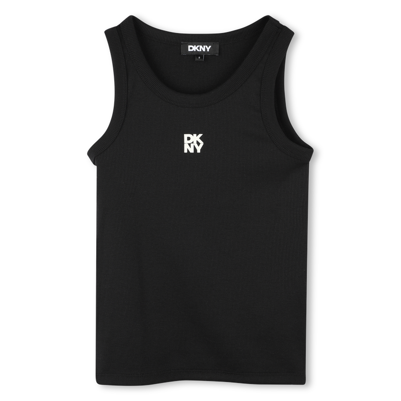 T-shirt bicolore 2 en 1 DKNY 
                    FILLE
