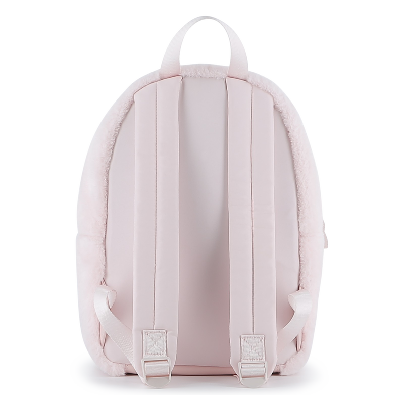 Petit sac à dos en polaire duveteuse KARL LAGERFELD KIDS 
                    FILLE
