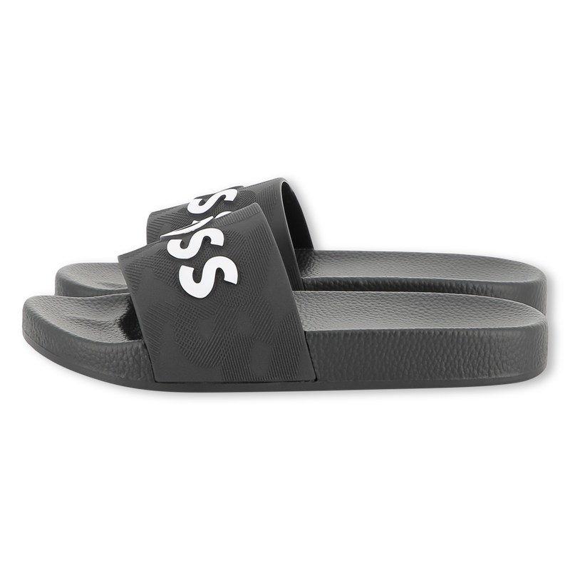 Claquettes avec sigle BOSS 
                    GARCON