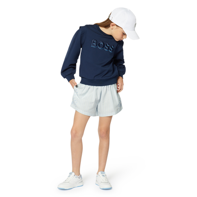 Baskets lacées bimatières BOSS FILLE