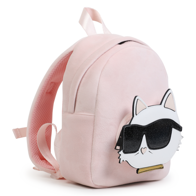 Petit sac &agrave; dos en velours KARL LAGERFELD KIDS FILLE