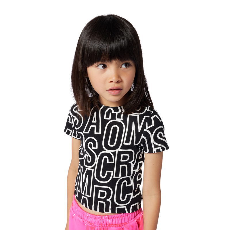 T-shirt court imprimé THE MARC JACOBS 
                    FILLE