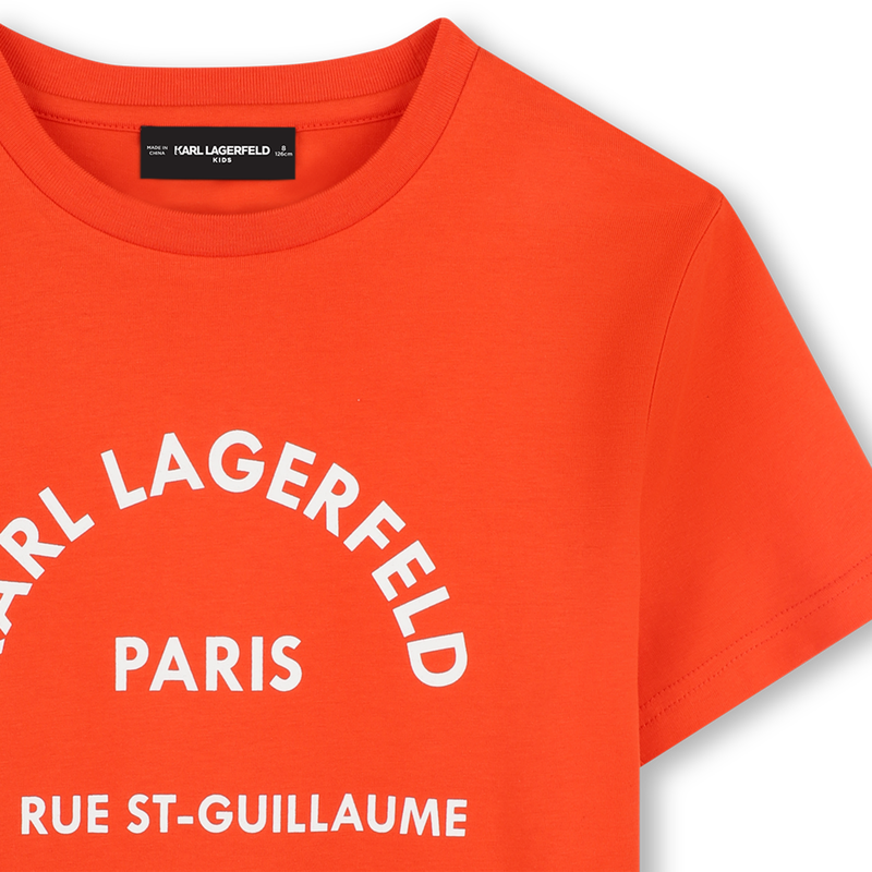 T-shirt à manches courtes KARL LAGERFELD KIDS 
                    GARCON