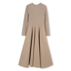 Robe longue bi-mati&egrave;re DKNY 
                    FILLE