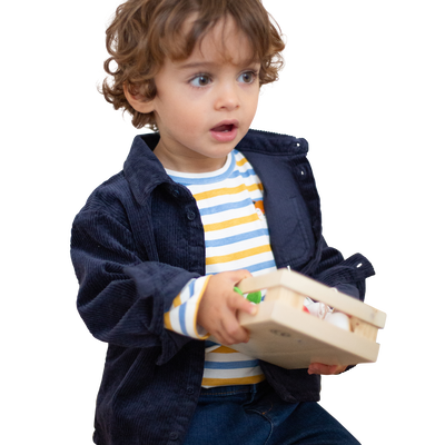 Chemise unie en velours côtelé CARREMENT BEAU GARCON