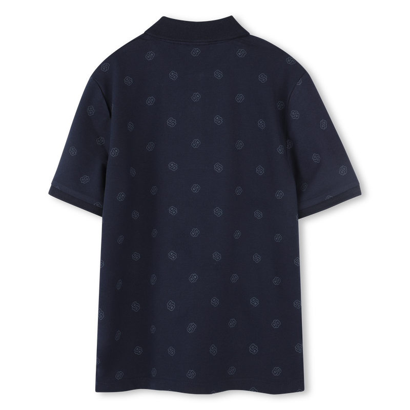 Polo &agrave; coupe droite imprim&eacute; BOSS 
                        GARCON