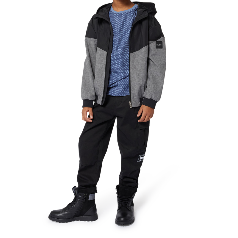 Pantalon cargo &agrave; pinces BOSS 
                        GARCON