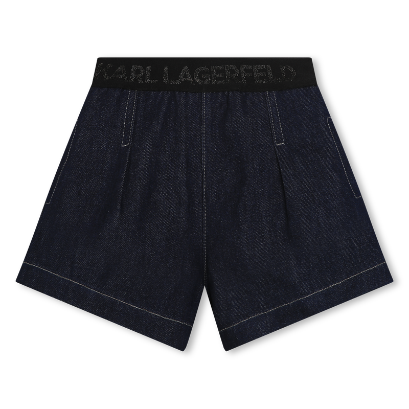Short en jean et T-shirt KARL LAGERFELD KIDS 
                    FILLE