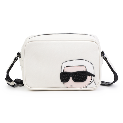 Sac à main réglable avec badge KARL LAGERFELD KIDS FILLE