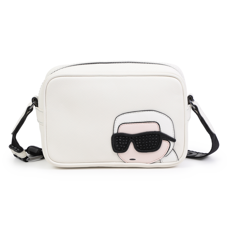 Sac à main réglable avec badge KARL LAGERFELD KIDS 
                    FILLE