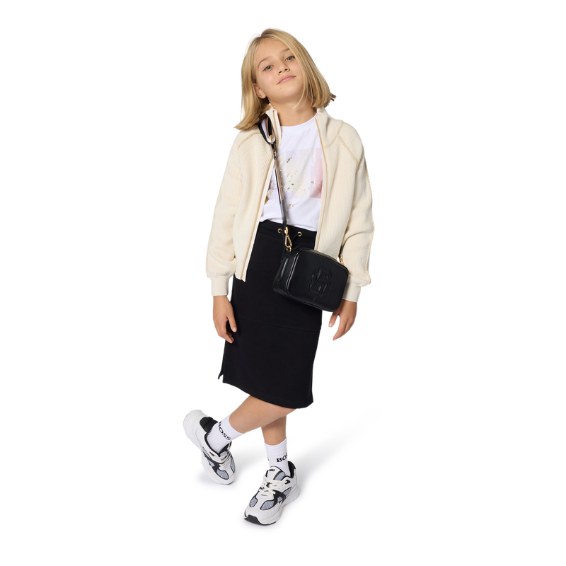 Sac &agrave; main en textile enduit BOSS 
                        FILLE