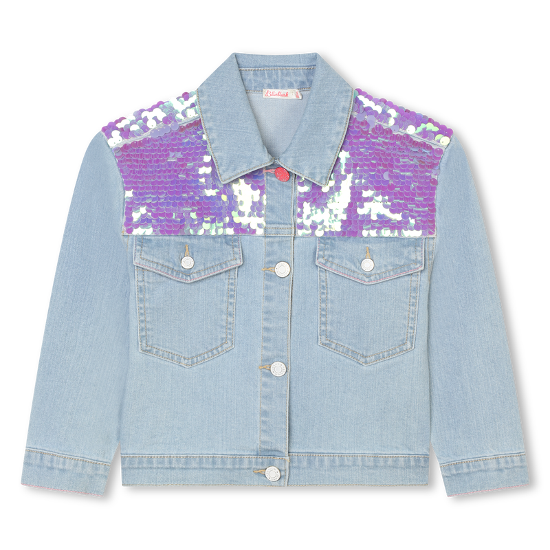 Veste en jean et barrette BILLIEBLUSH 
                    FILLE