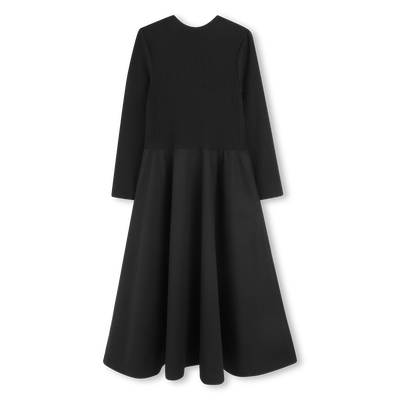 Robe longue bi-matière DKNY FILLE