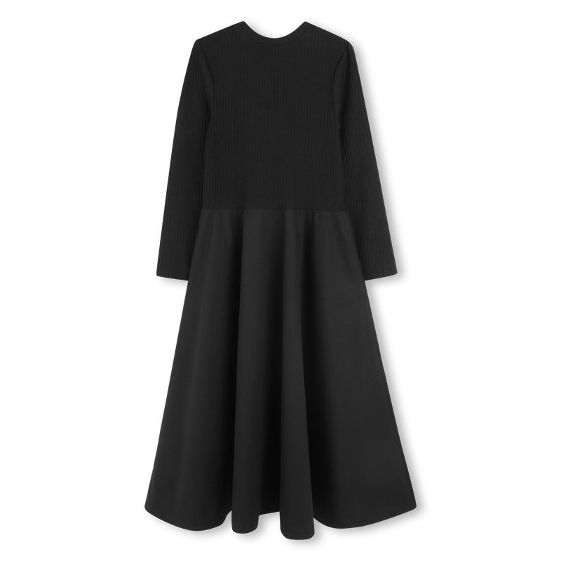 Robe longue bi-matière DKNY 
                    FILLE