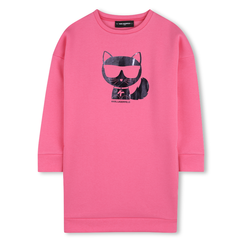 ROBE MANCHES LONGUES KARL LAGERFELD KIDS 
                    FILLE