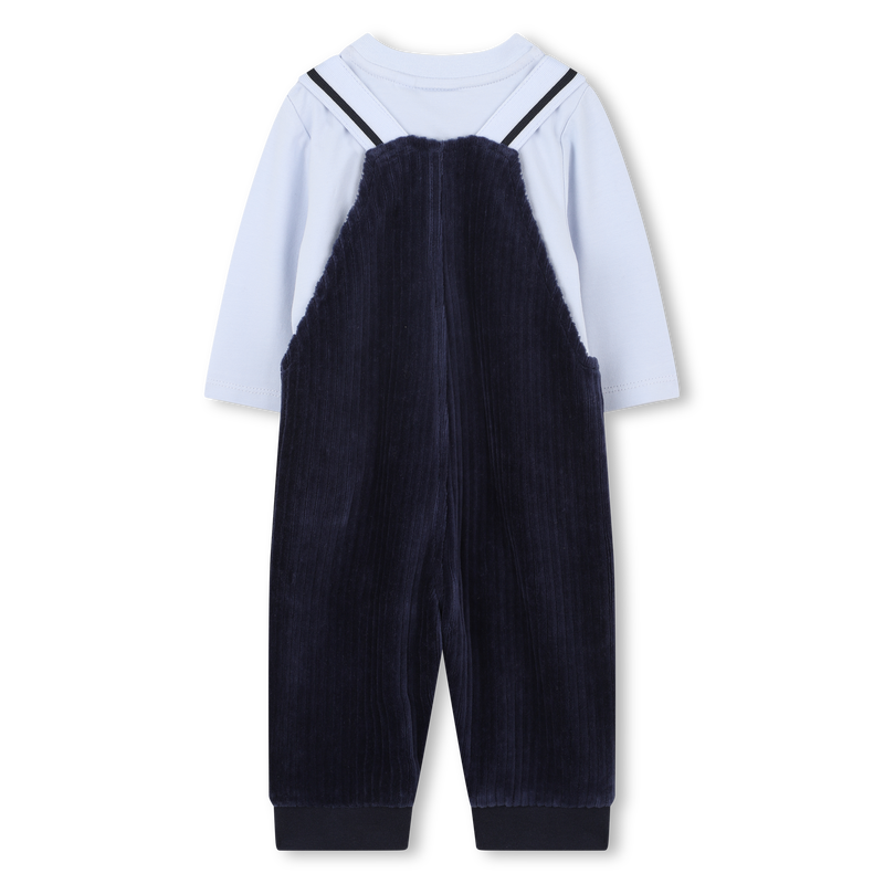 Ensemble salopette et tee-shirt BOSS 
                    GARCON