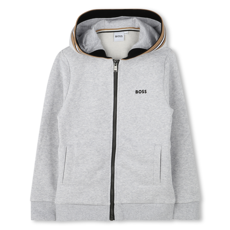 Cardigan zippé à capuche BOSS 
                    GARCON
