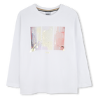 T-shirt &agrave; manches longues BOSS 
                    FILLE