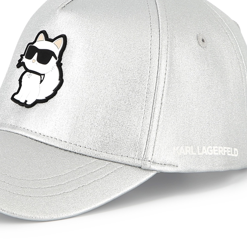 Casquette réglable avec badge KARL LAGERFELD KIDS 
                    FILLE