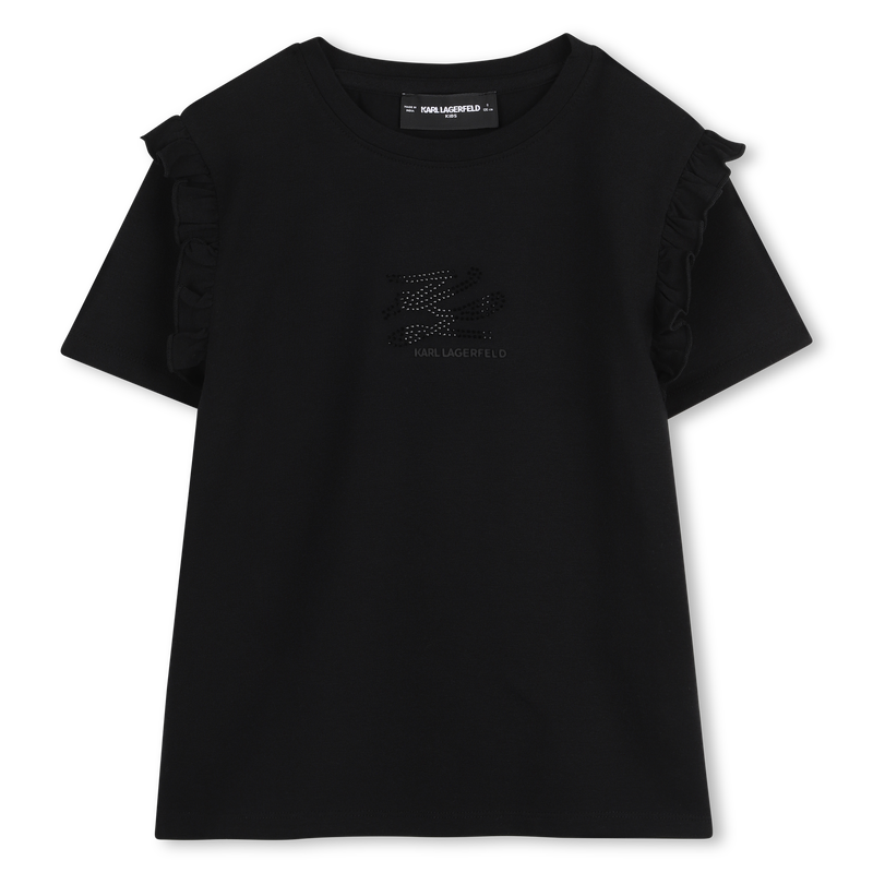 Tee-shirt manches courtes KARL LAGERFELD KIDS 
                        FILLE