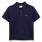 POLO MANCHES COURTES, MEDIEVAL BLUE, hi-res