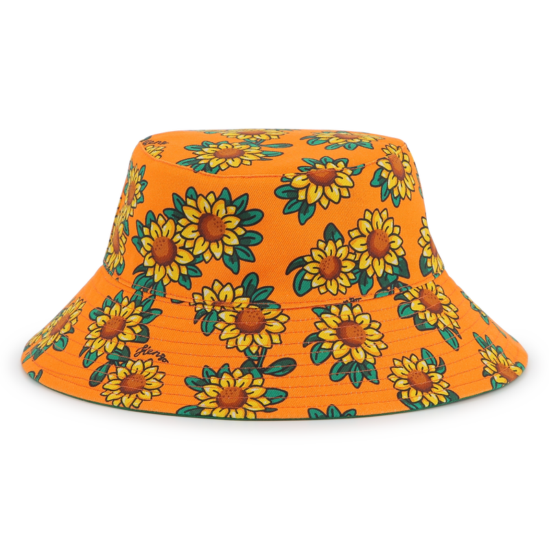 Bob réversible en coton KENZO KIDS 
                    UNISEXE