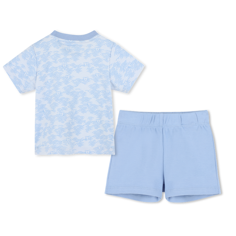 Ensemble short et T-shirt KENZO KIDS 
                    GARCON