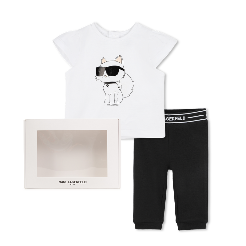 T-shirt et caleçon long KARL LAGERFELD KIDS 
                    FILLE