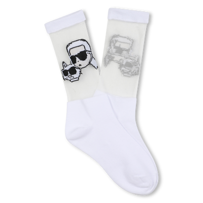 Chaussettes mi-haute KARL LAGERFELD KIDS FILLE